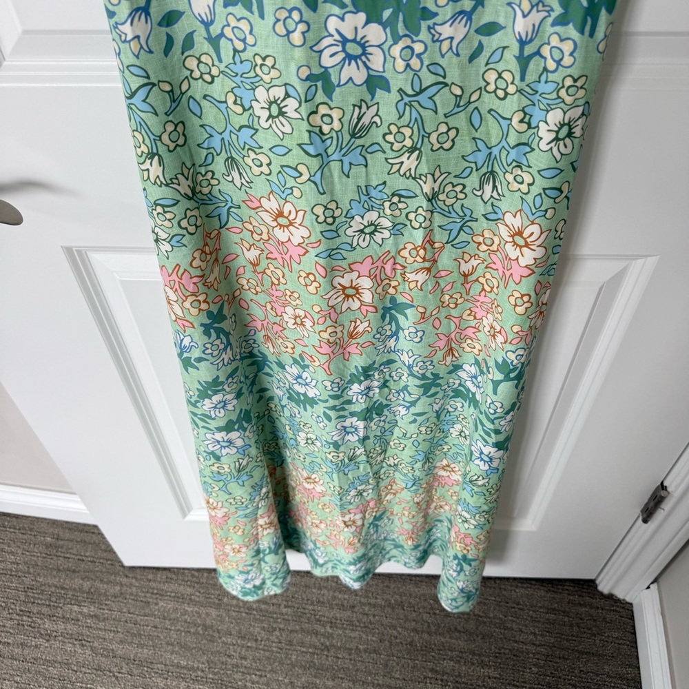 Smith & Quinn The Celine Basil Daisy Dress Size Large - Picture 3 of 8